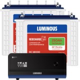 Luminous Zelio+1700VA Sine Wave Inverter & Luminous Red Charge TT18000 150AH Tall Tubular Battery
